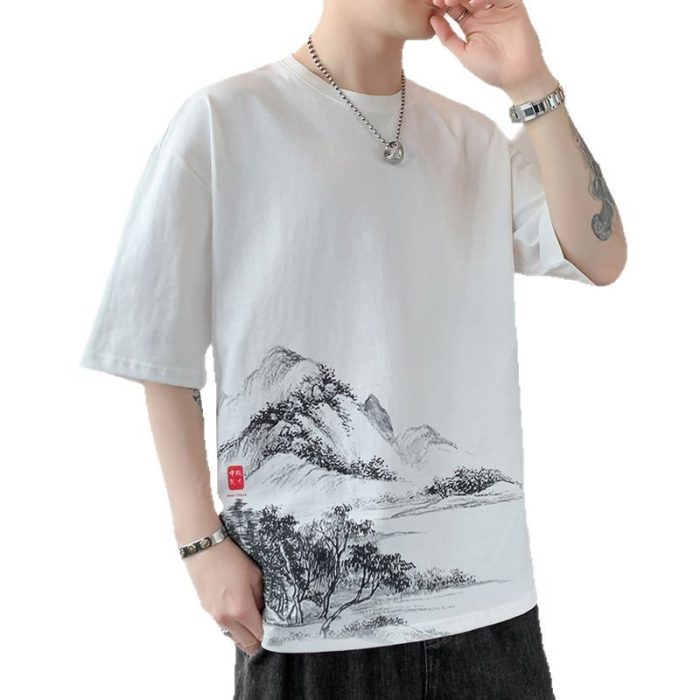 Classic trendy all-match short-sleeve-100181