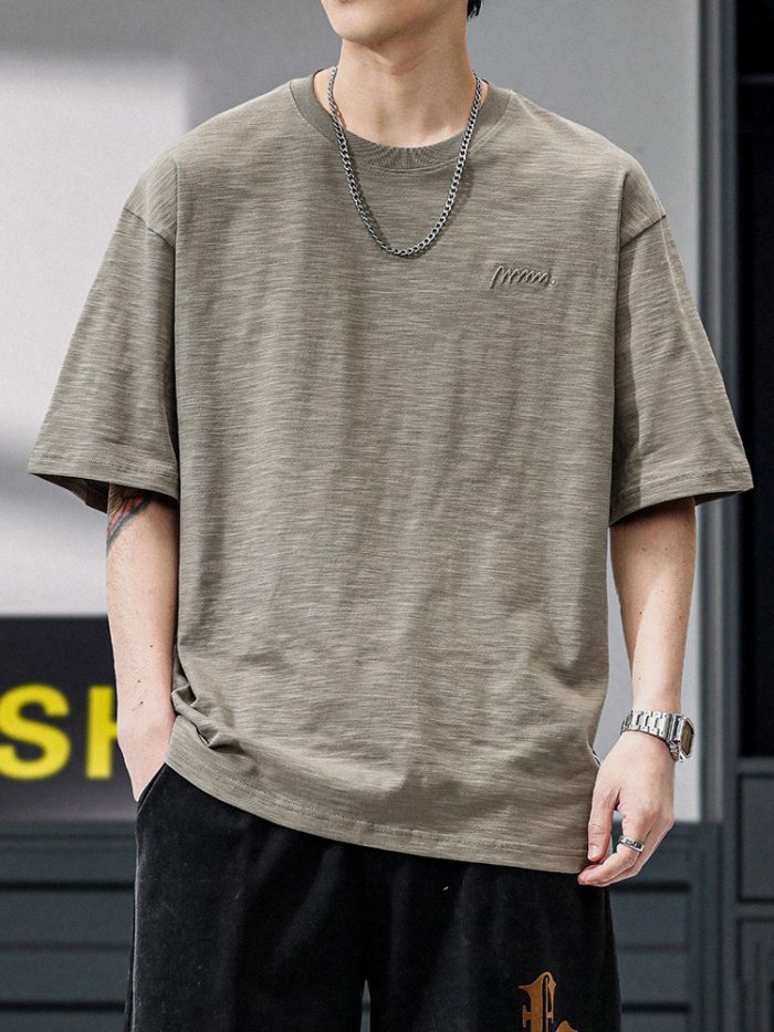 Classic trendy all-match short-sleeve-100231 - 图片 2