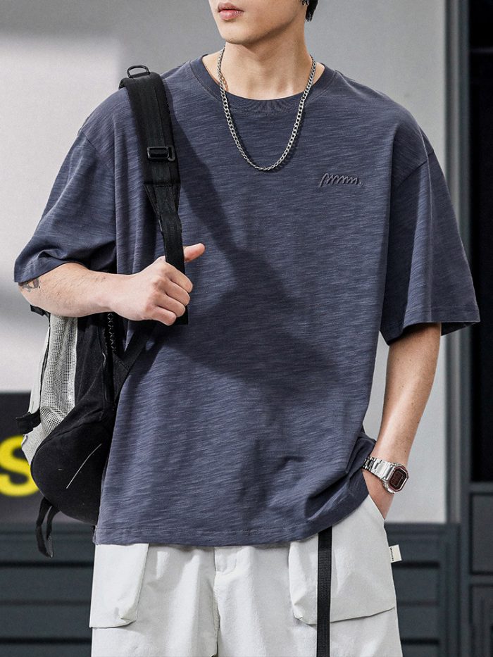 Classic trendy all-match short-sleeve-100231 - 图片 4